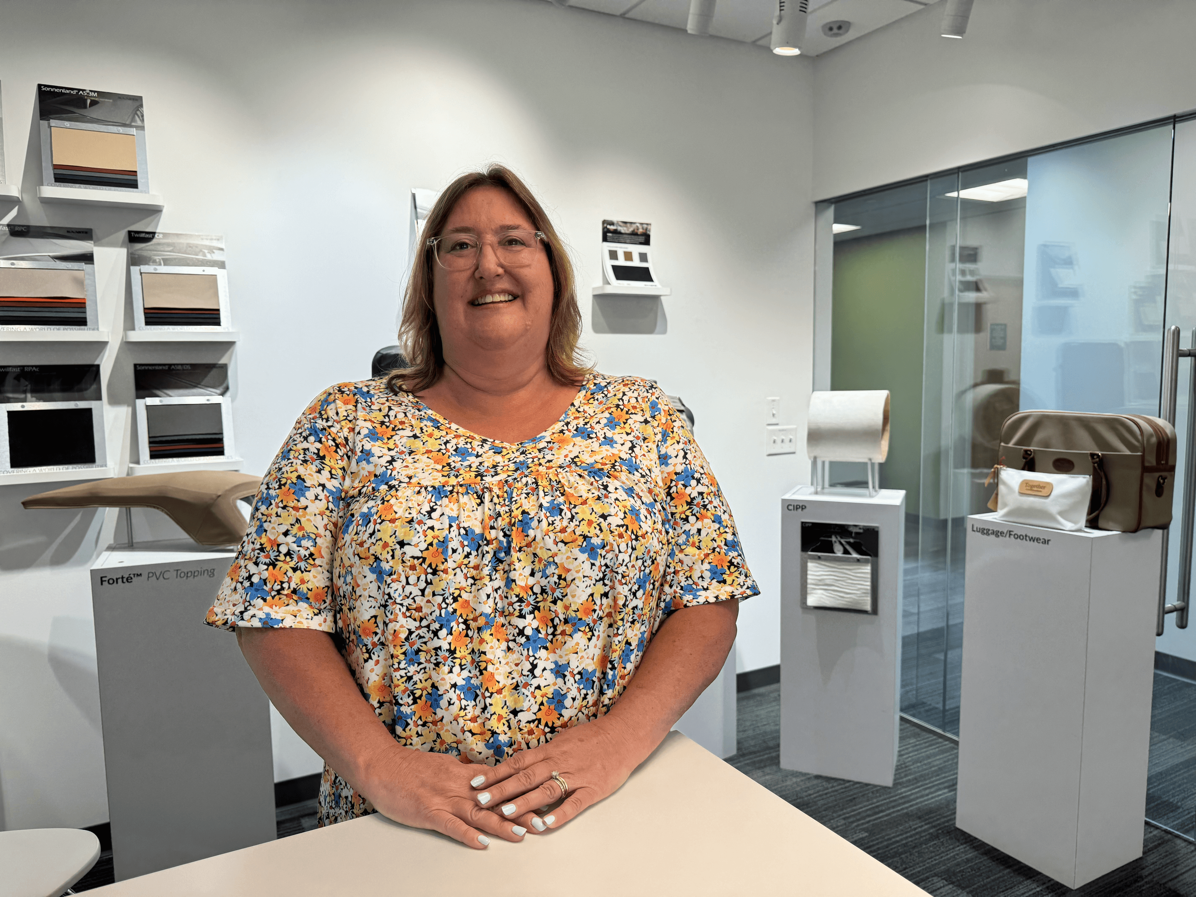 Haartz Employee standing