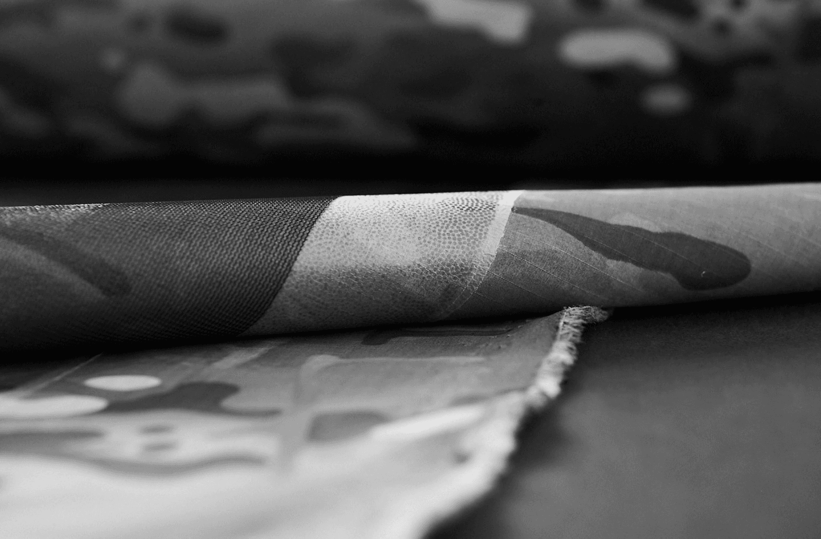 close up product with adhesive lining