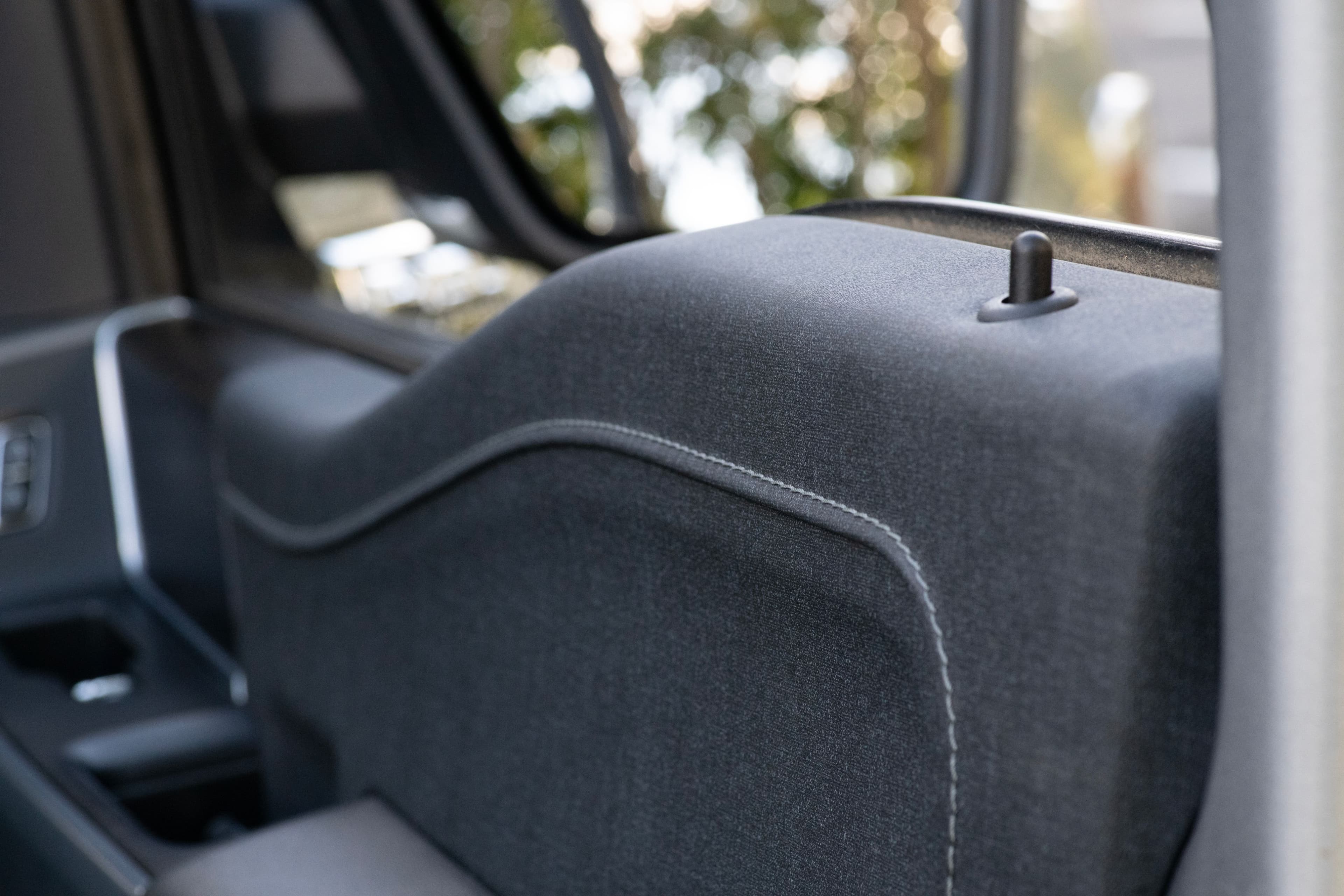 Close up interior door shot