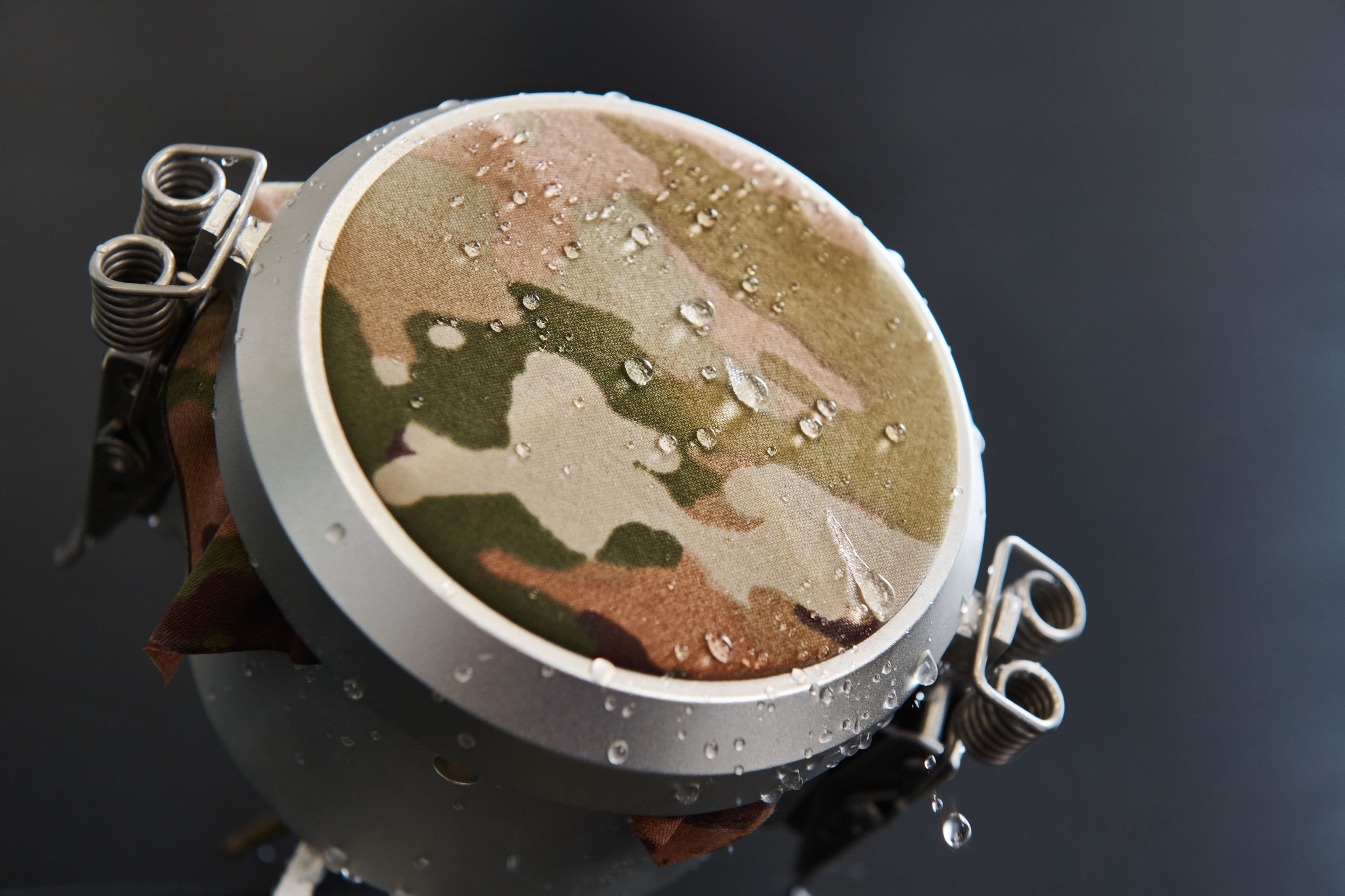 Haartz ProTact product getting water tested