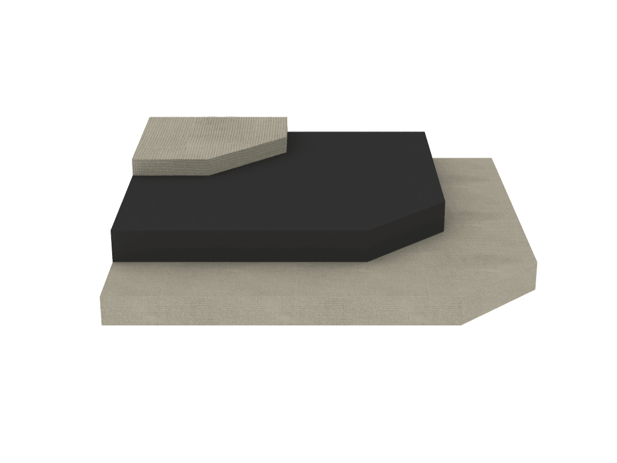 Textile - Crease resistant Butyl Rubber - Textile