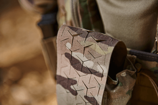 Pocket with military print